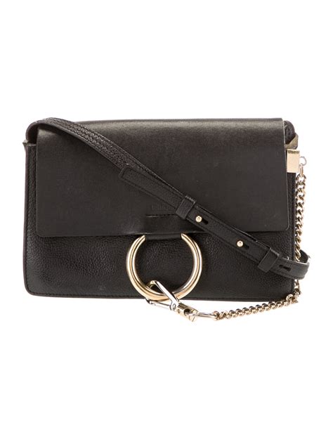 chloe faye small top handle bag|chloe faye leather crossbody bag.